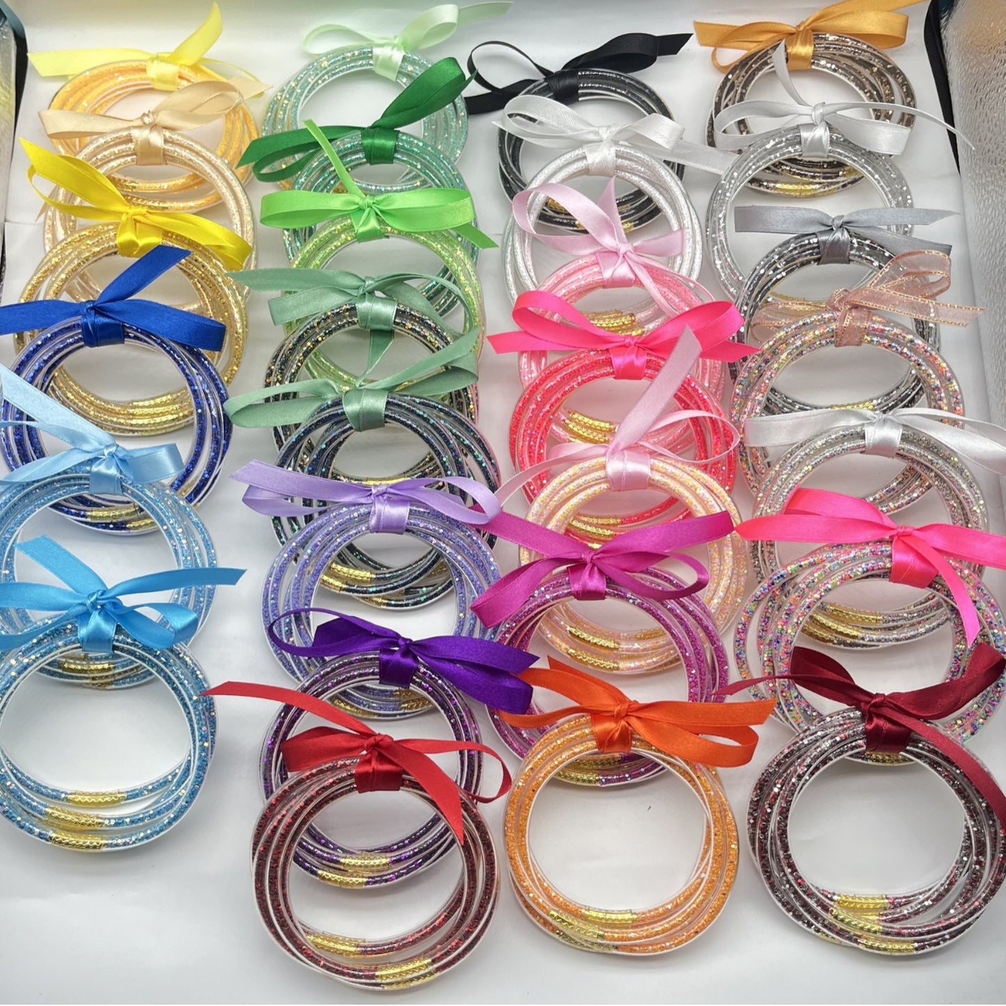 Glamorous Fashion Silicone Bright Simple Couple Bracelets