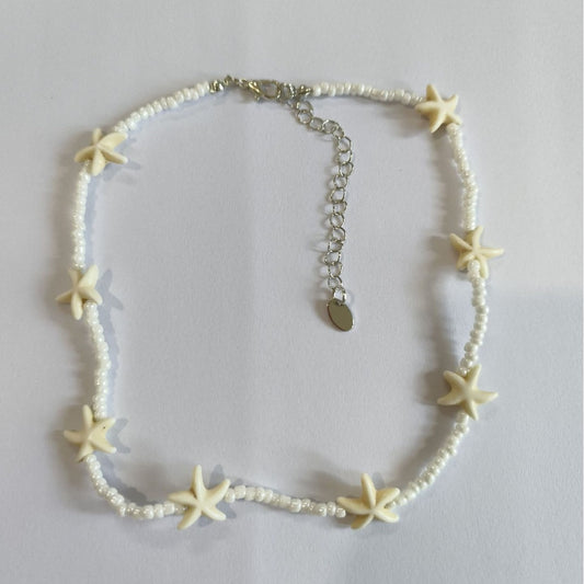 Personalized Starfish Beads Stringed Female Bohemian Beach Necklaces