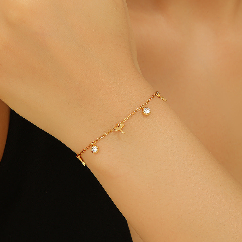 Women's For Daily Match Ornamental Stone Diamond Bracelet
