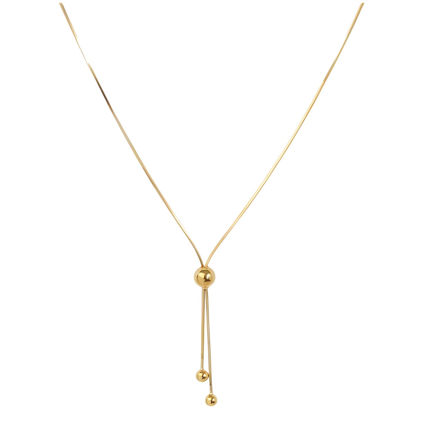 Women's Bones Gold Simple Titanium Steel No Fading For Necklaces