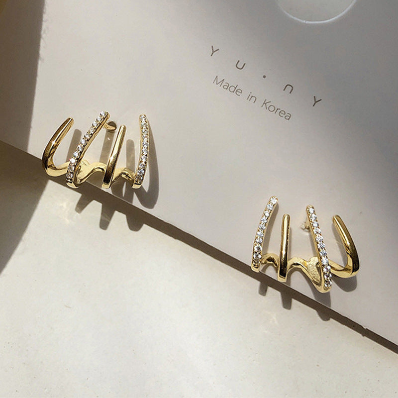 Temperamental Minority Design High-grade Light Luxury Female Earrings