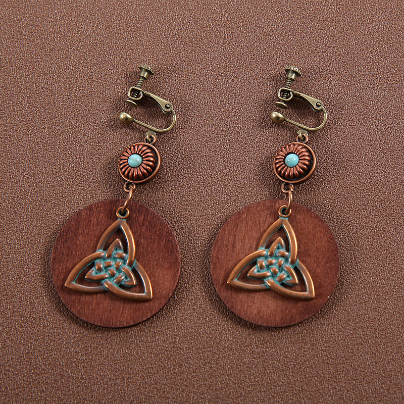 Ethnic Style Butterfly Retro Long Tassel Earrings