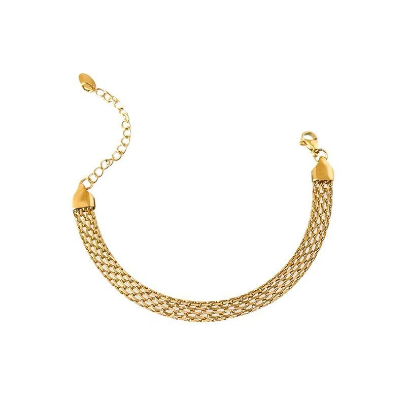 Gold Sier Strap Female Retro Affordable Bracelets