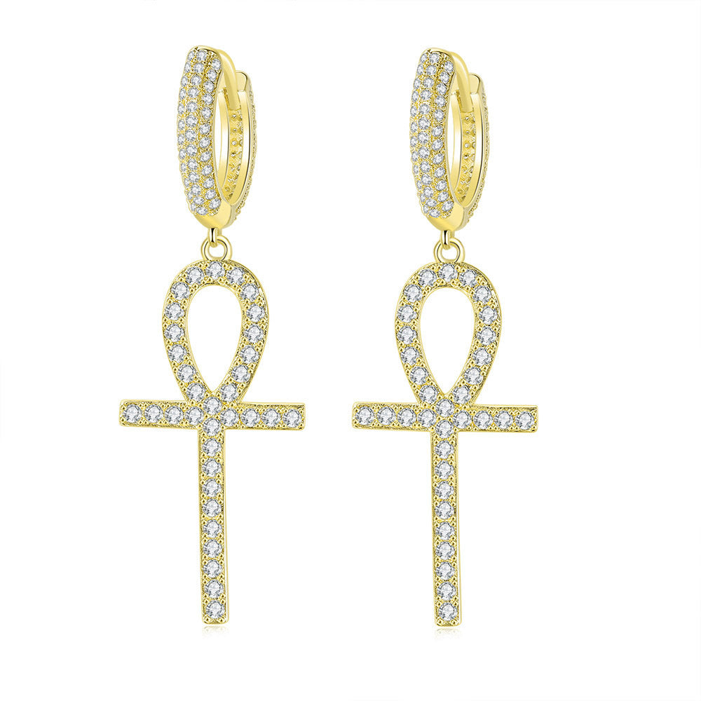 Women's & Men's Popular Zircon Cross Butterfly Star Moon Hip Ear Buckle