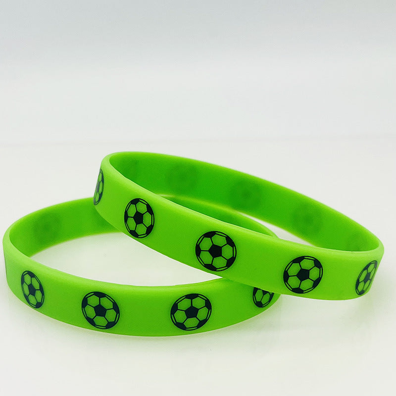 Women's & Men's World Cup Sports Simple Fans Theme Commemorative Printing Football Bracelets