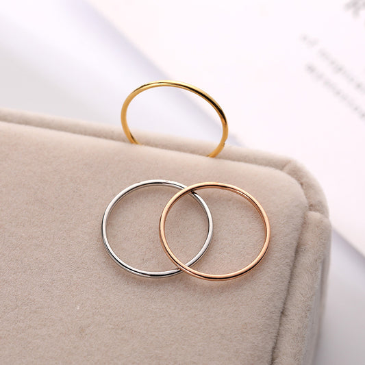 Women's Light Luxury Micro Rhinestone Hipster Fashion Temperamental Personalized Rings