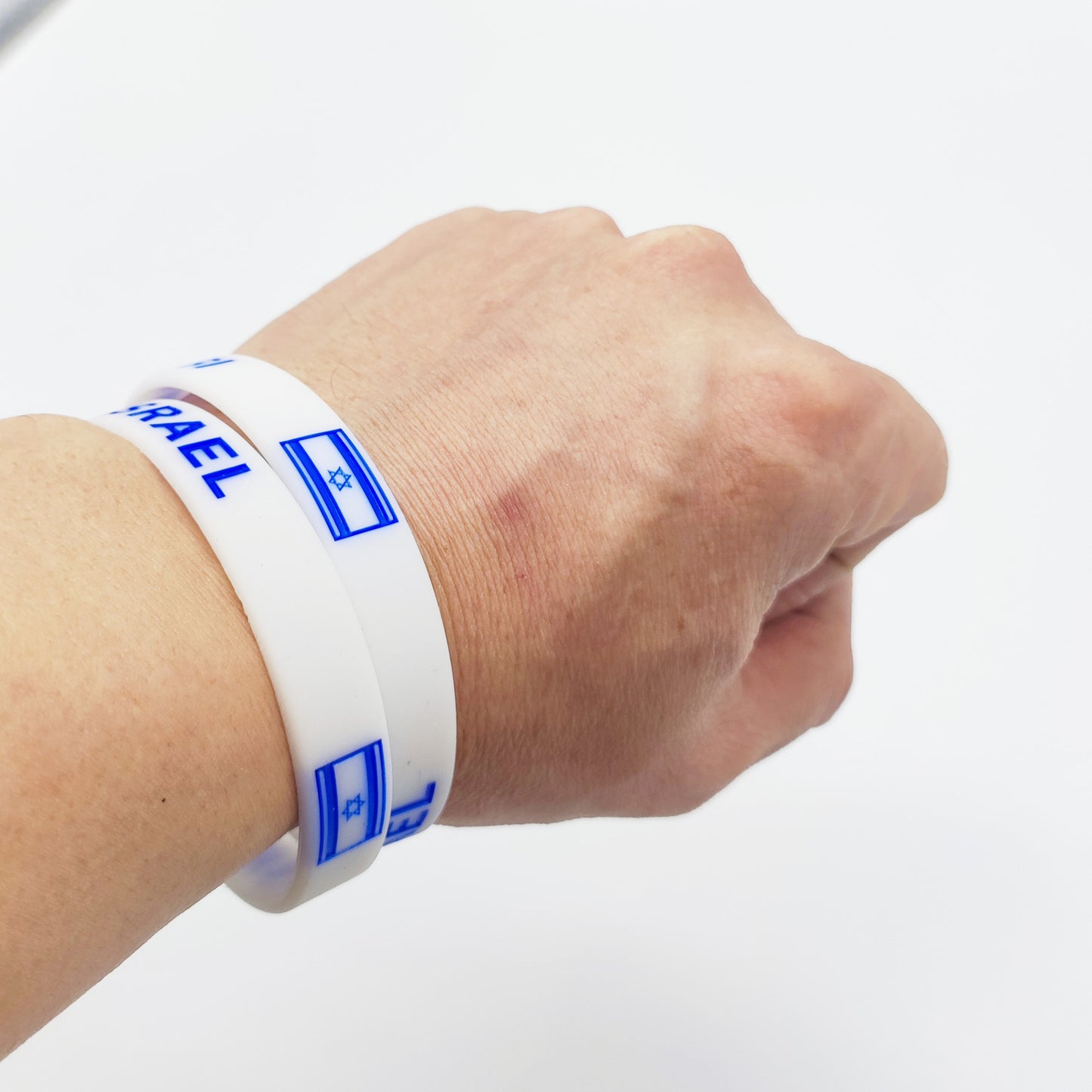 Fashion Elegant Flag Israel Luminous Football Bracelets