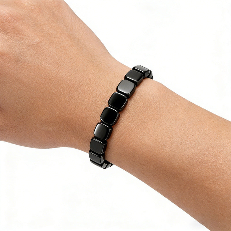 Men's Iron Ore Haematite Magnetic Retro Minority Bracelet
