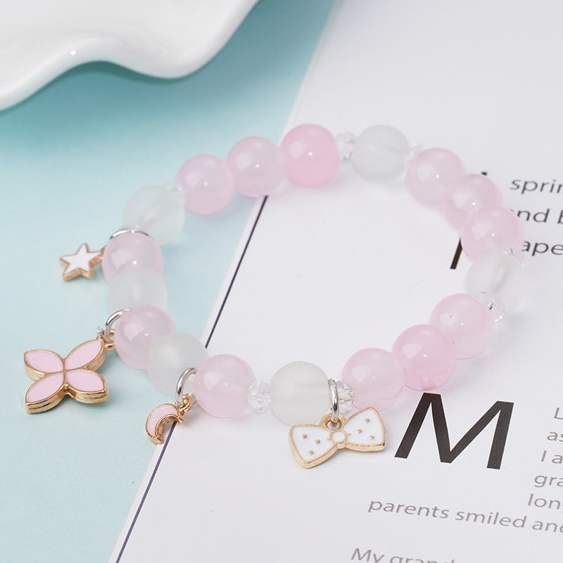 Korean Style Graceful Cute Crystal String Bracelet