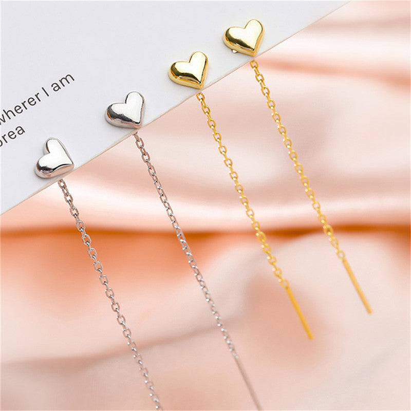 Women's Love Long Tassel Thread Artistic Temperament Ear Line
