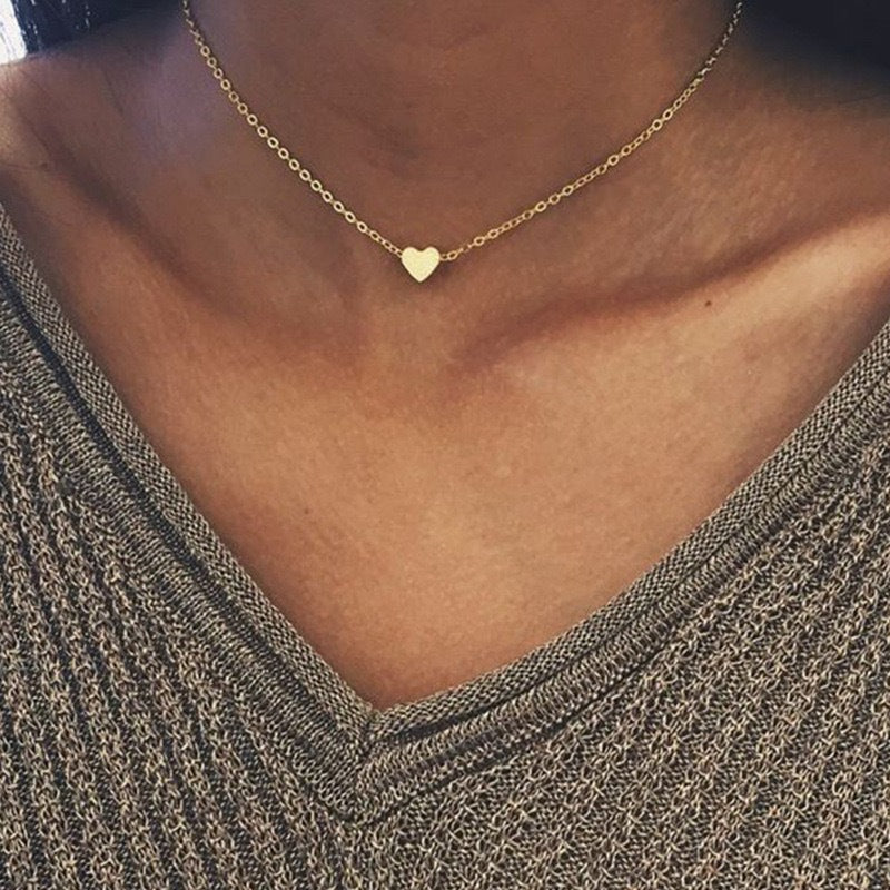 Women's Love Heart Clavicle Chain For Valentine's Day Gift Necklace