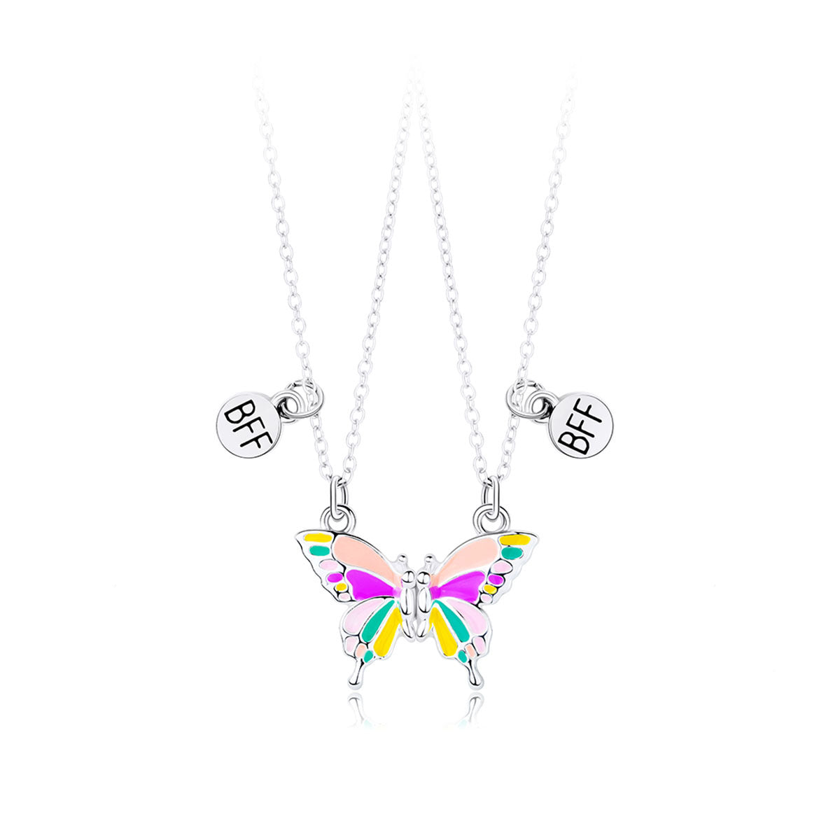 Butterfly Magnetite Good Friend Suit Jewelry Necklaces