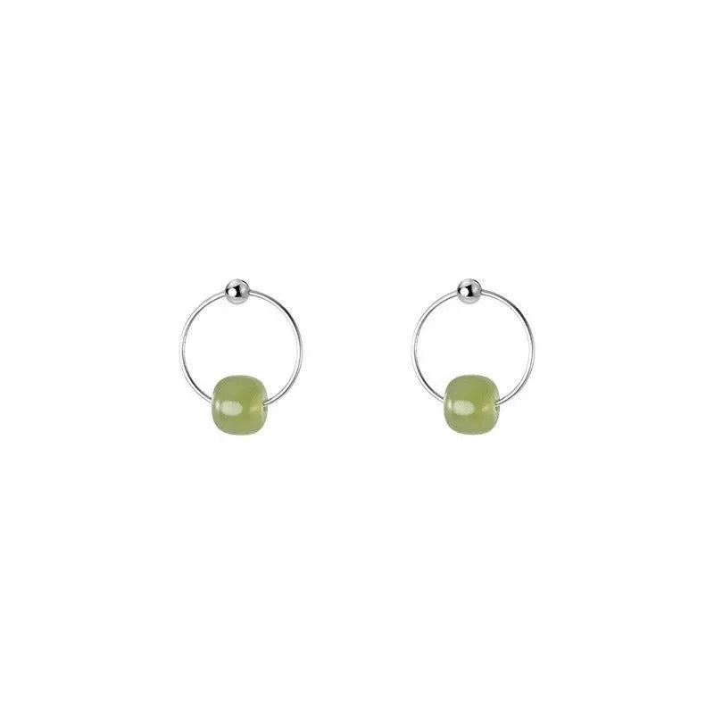 Ancient Style Chinese Circle Cold Feeling Female Niche Unique Earrings