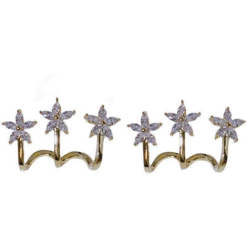 Super Flash Five-pointed Star Mori Style Earrings