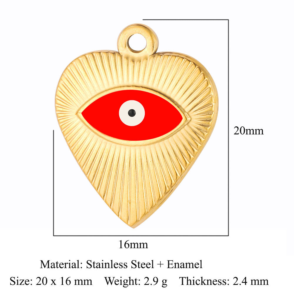 Eyes Stainless Steel Eye Of God Ornament Pendants