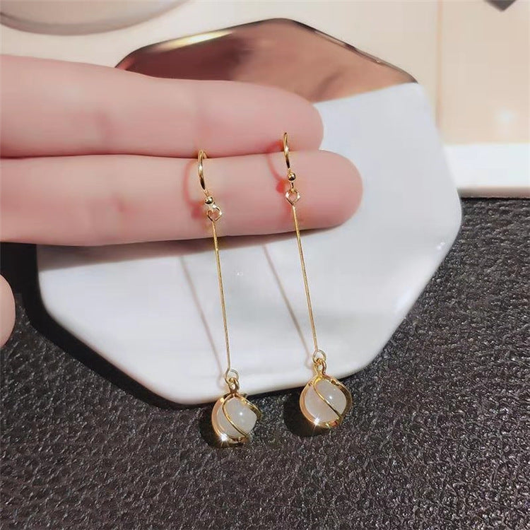 Women's For Trendy Niche Design Elegant Premium Red Earrings
