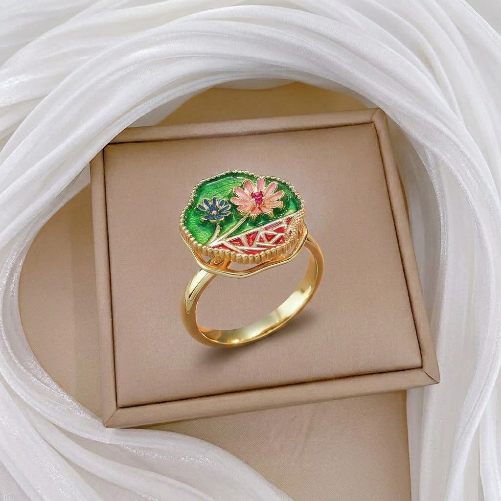 Design Rotating Bauhinia Zircon Flower Gas Clavicle Chain Necklace
