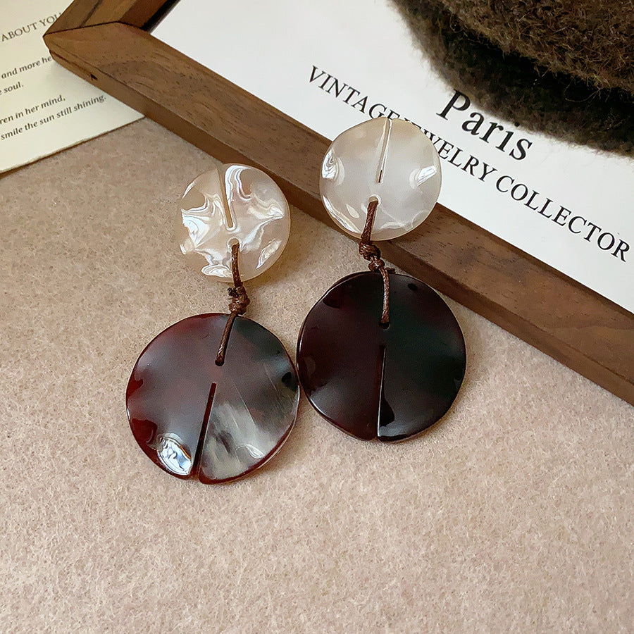 Women's Print Lovely Geometric Trendy Personality Light Luxury Earrings