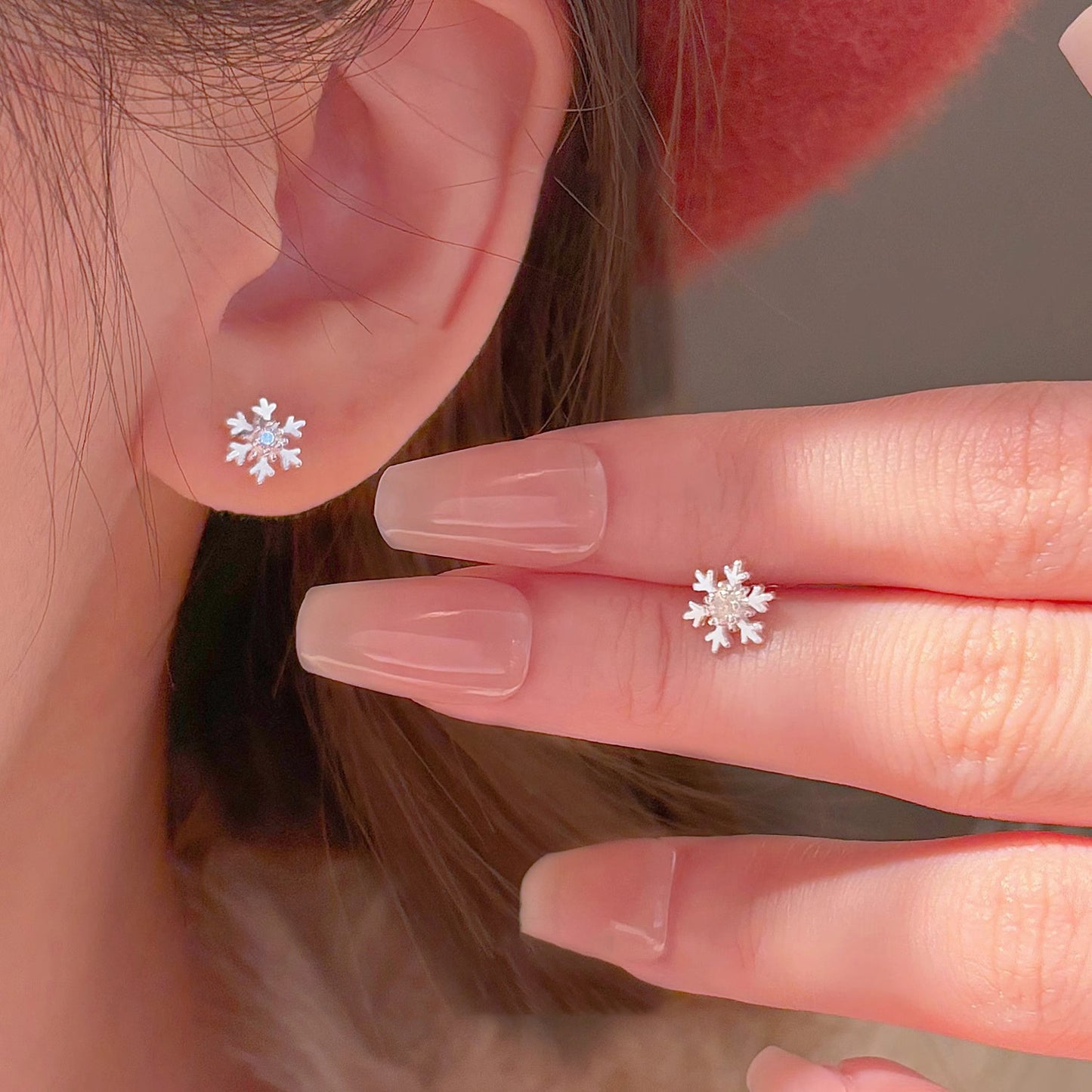 Chinese Style Ear Bone Spiral Exquisite Stud Earrings