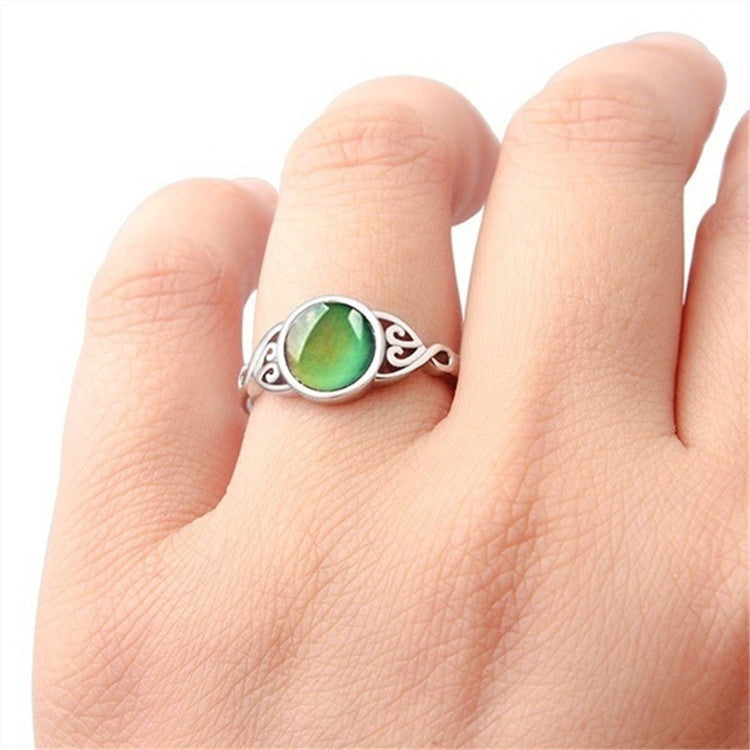 Fashion Creative Stone Gem Simple Temperament Rings