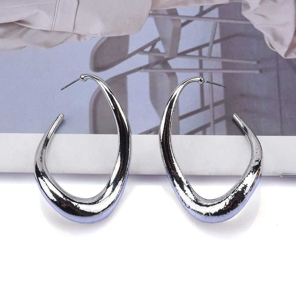 Women's Metal Alloy Exaggerated Trendy Geometric Style Earrings
