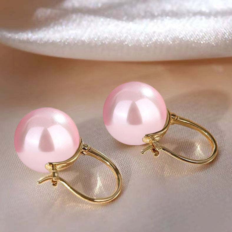 Shell Pearl Parvenu Gold Imitation White Rings