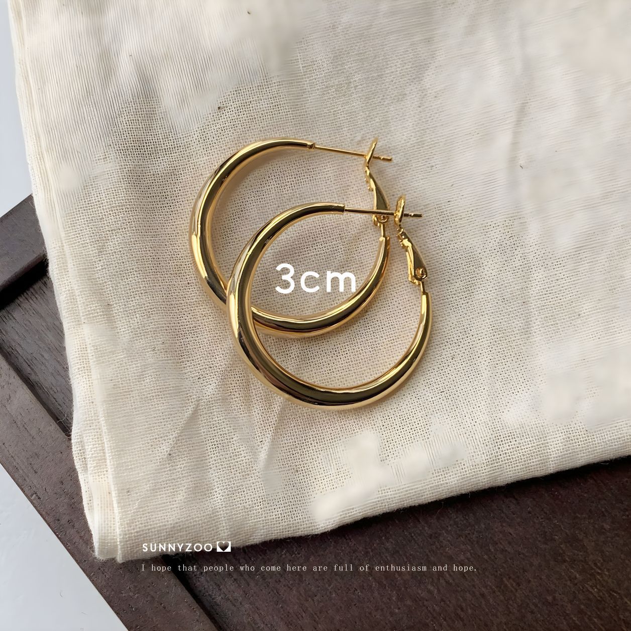 Women's Ear Square Round Face Light Luxury Rings