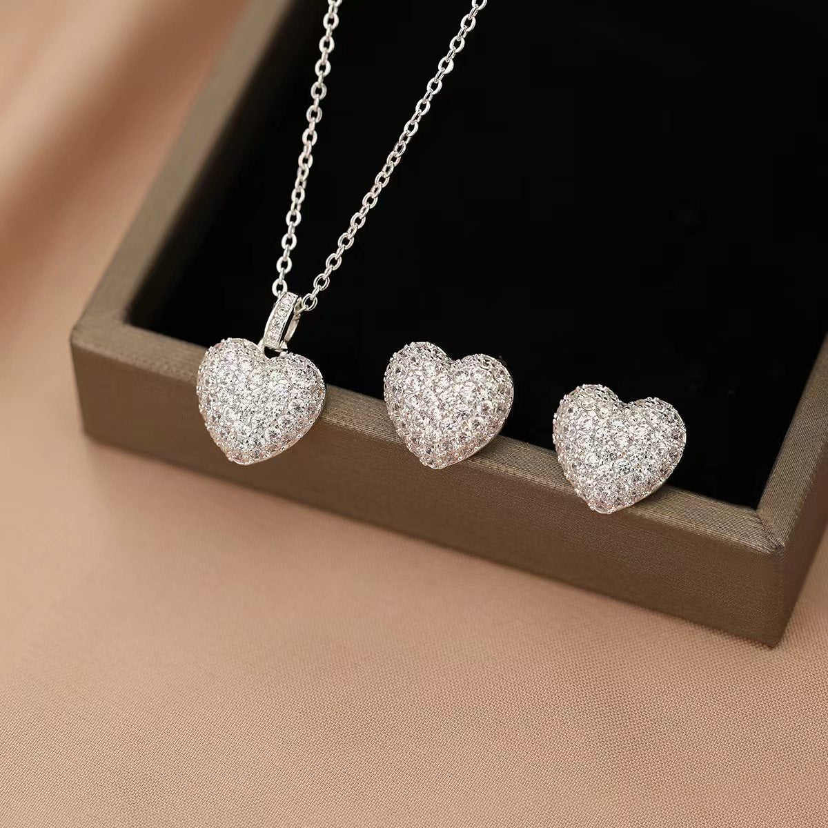 Glamorous Comfortable Two-piece Affordable Luxury Fashion Jewelry Set