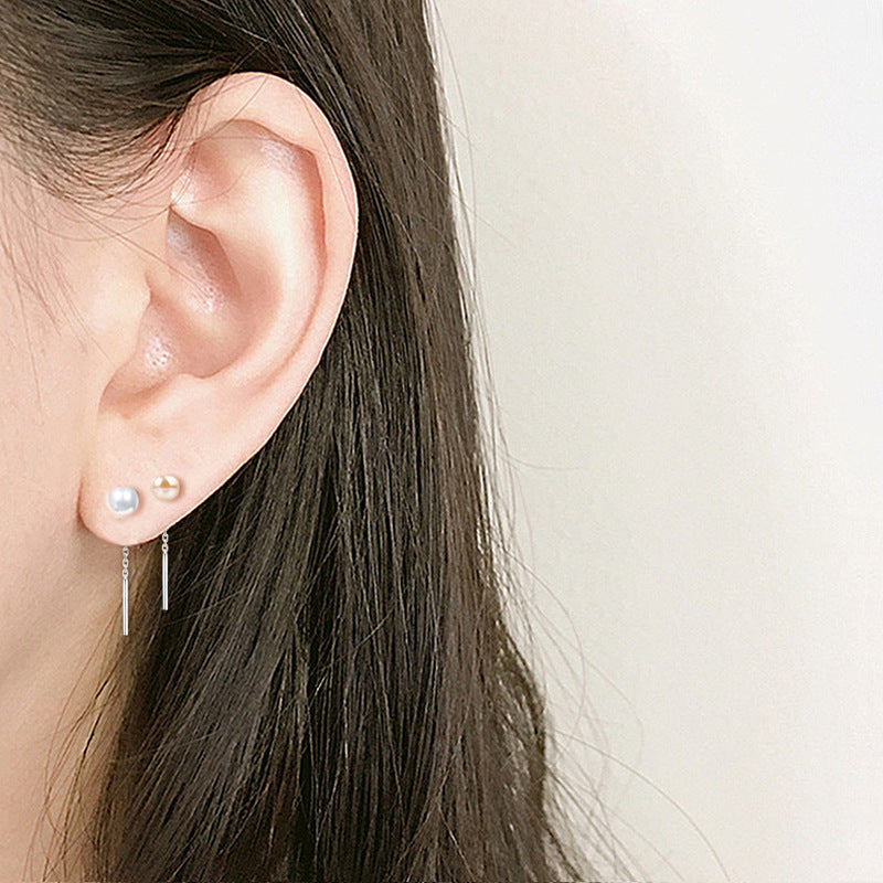 Natural Freshwater Pearl Simple Fashion Compact Ear Line