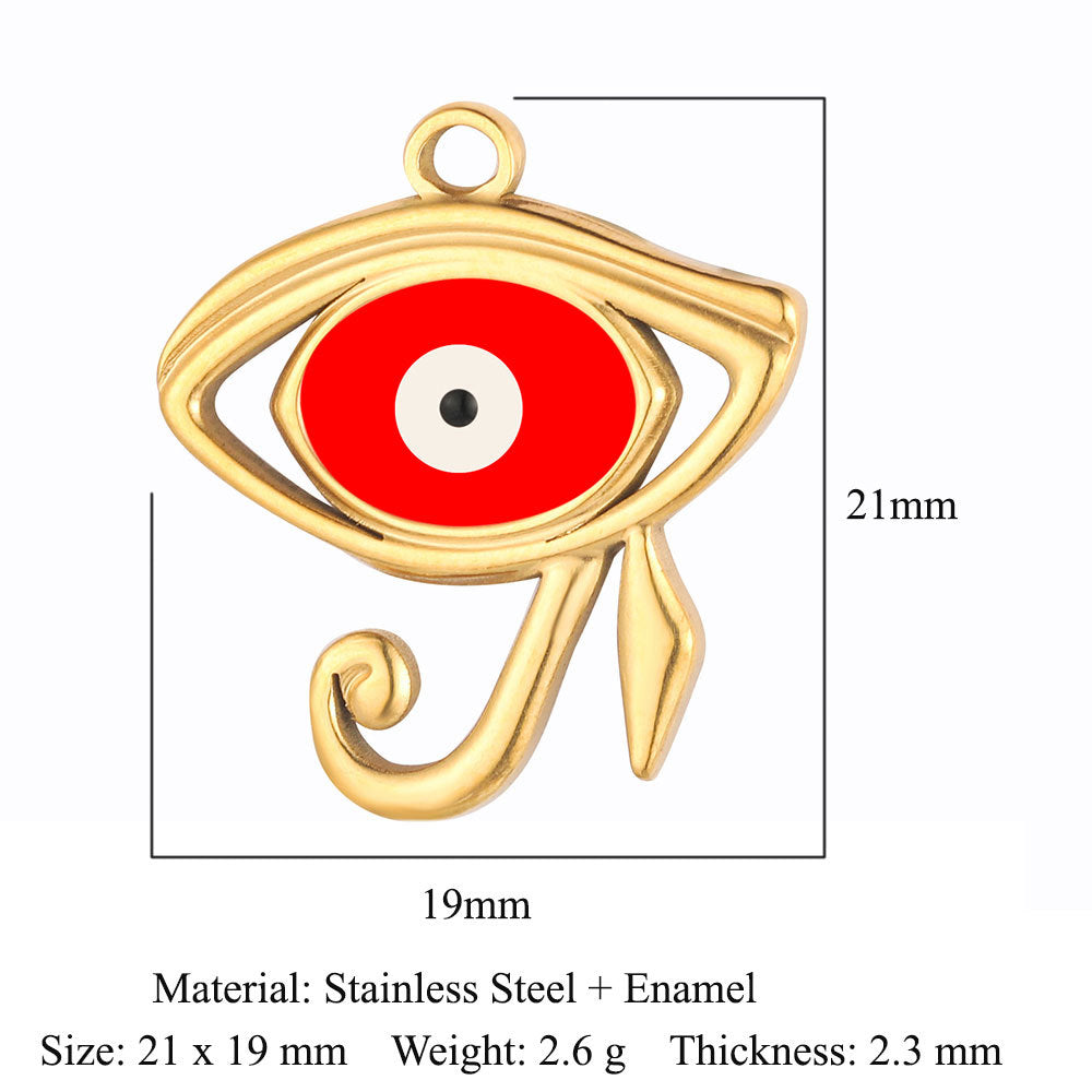 Eyes Stainless Steel Eye Of God Ornament Pendants