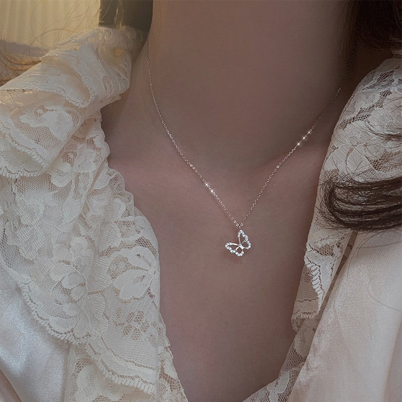 Women's Beads Bow Sweet Elegance Summer Fresh Niche Clavicle Necklaces