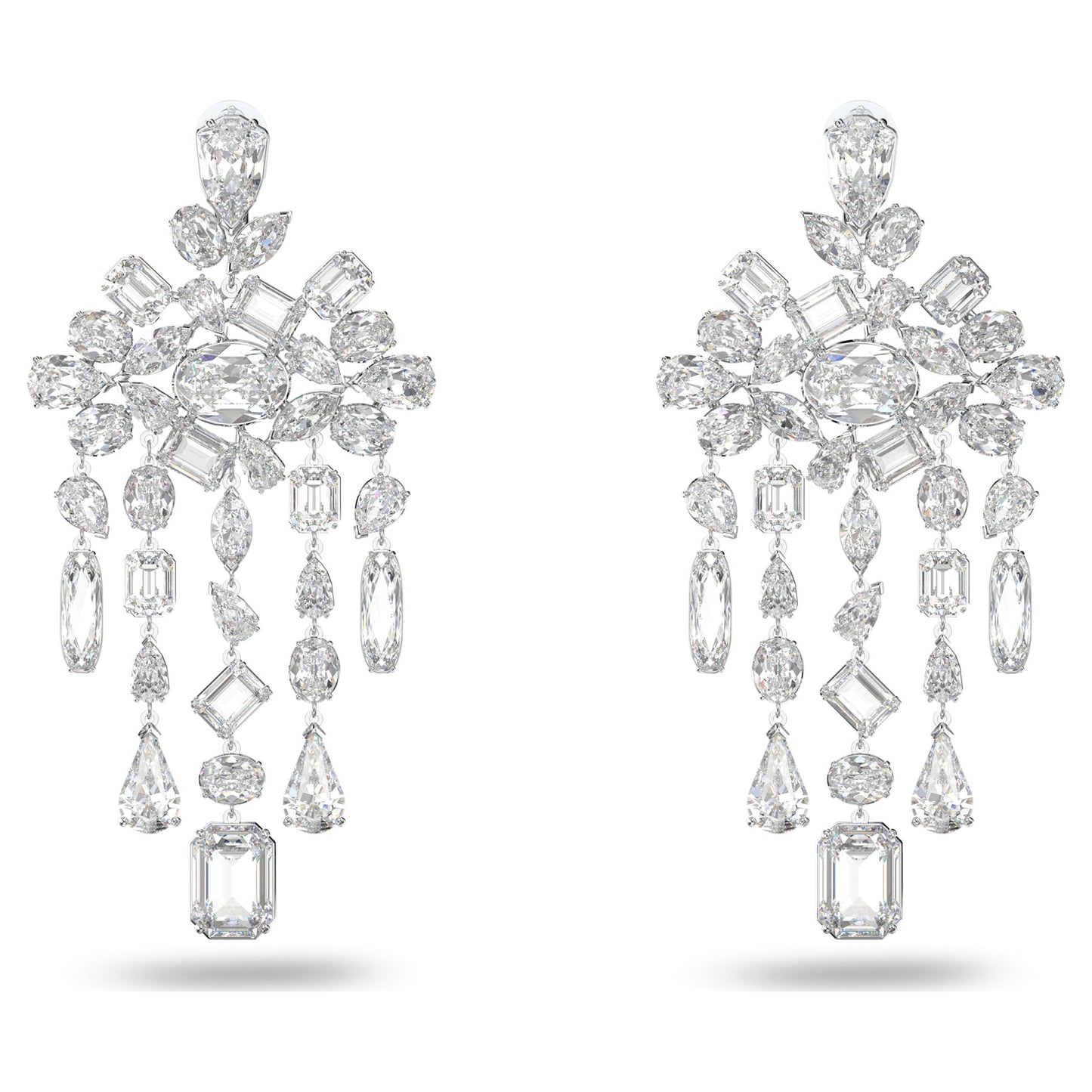 Candy Colorful Female Austrian Crystal Contrast Earrings