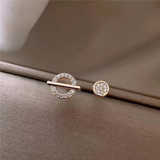 Women's For Sier Pin Design High-grade Elegant Light Earrings