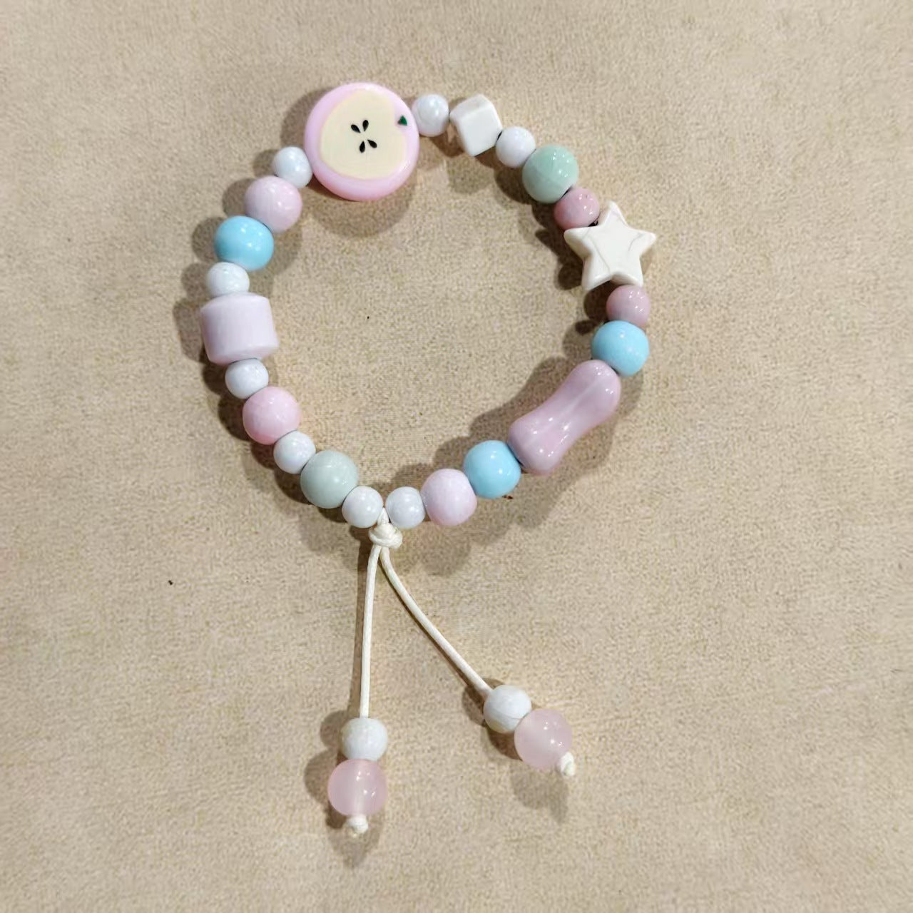 Alloy Ceramic Ethnic Style Single Handmade Filament Bracelet