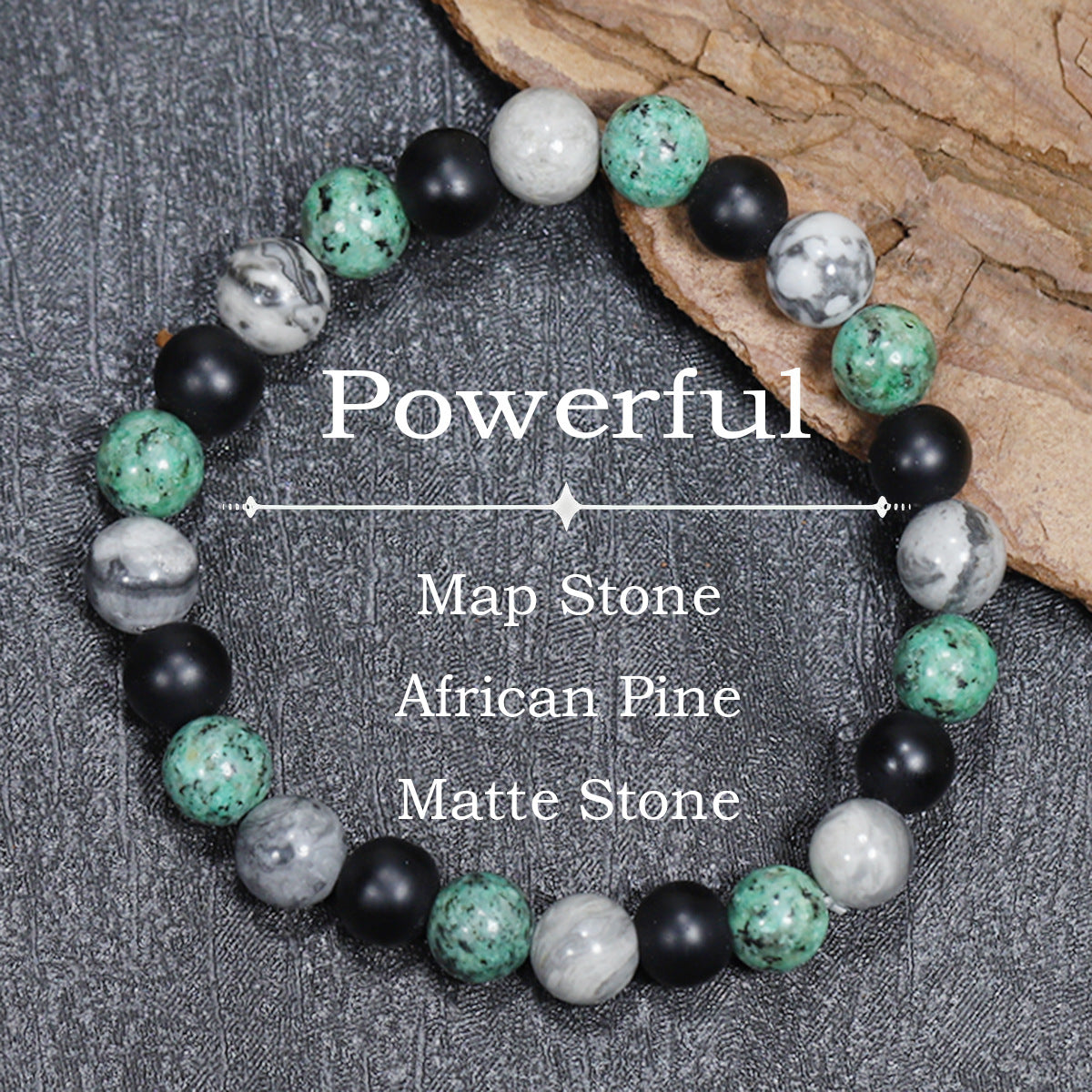 Tigereye Natural Stone Beaded Crystal Unisex Bracelet