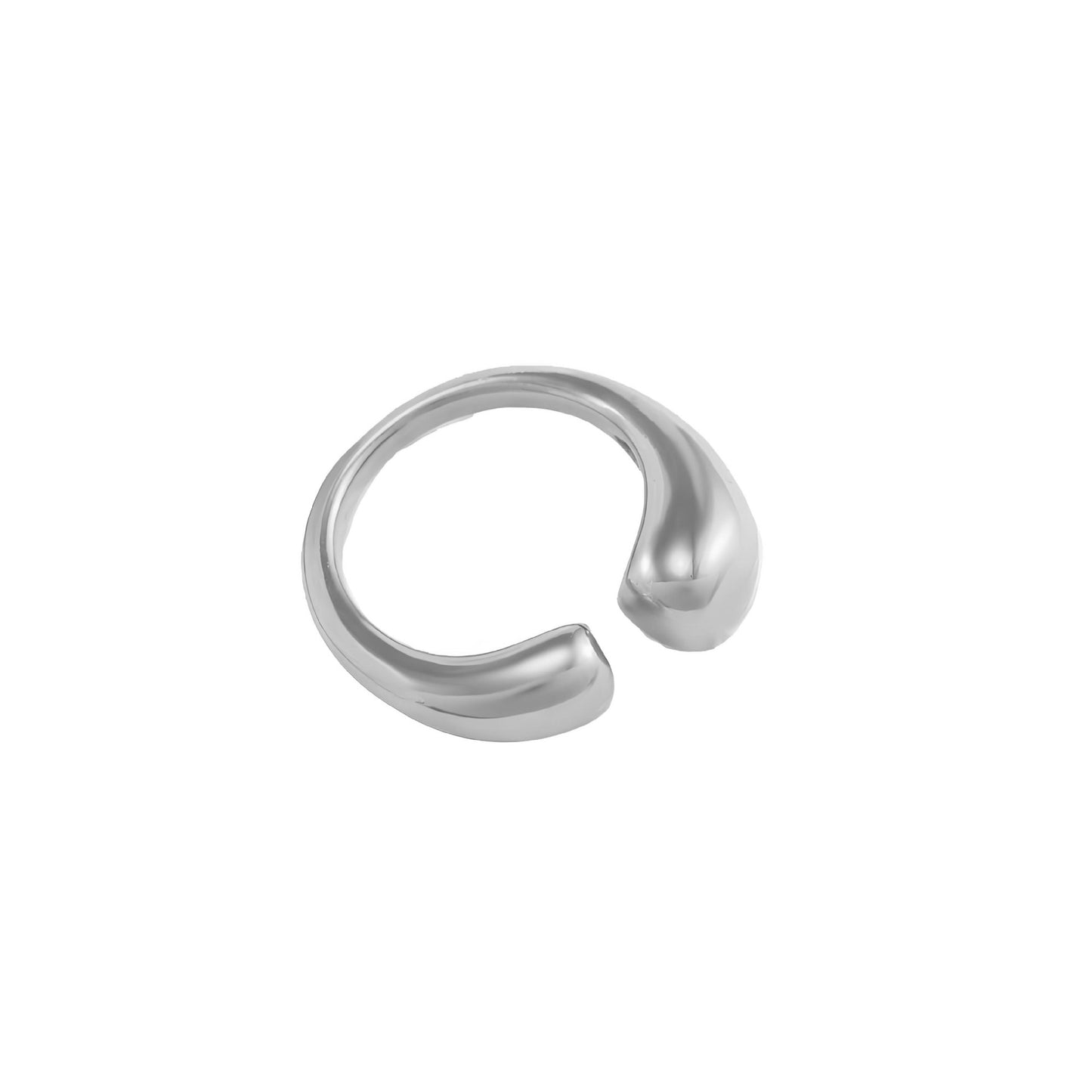 Steel Niche Short Stout High Low Adjustable Opening Titanium Ring
