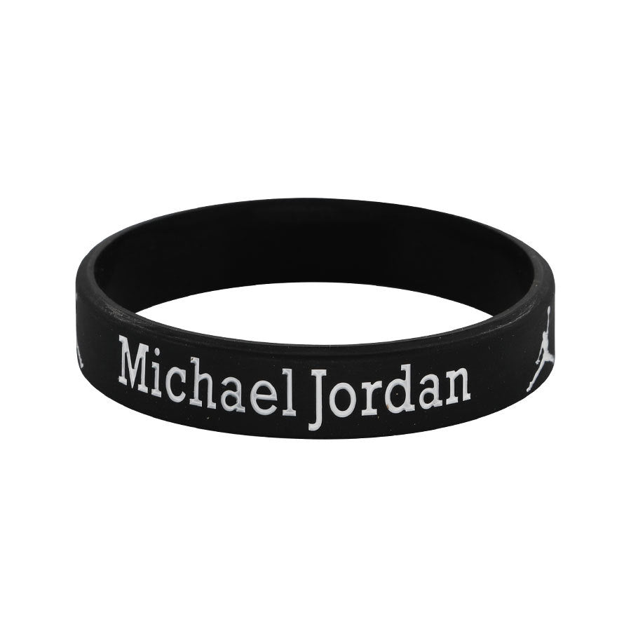 Star Concave Thickened Silicone Kobe James Basketball Bracelet