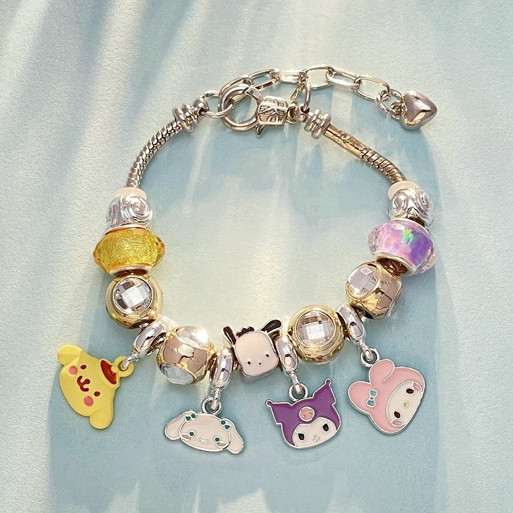 Children's Cartoon Clow Alloy Cute Live Jewelry Bracelets