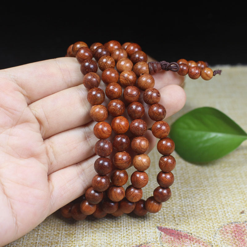 Women's & Men's Long-term Rosewood Rosary Wooden Bracelet