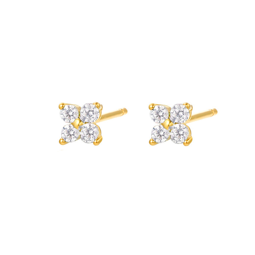 Versatile Diamond Vintage Cross Clip Style Ear Buckle