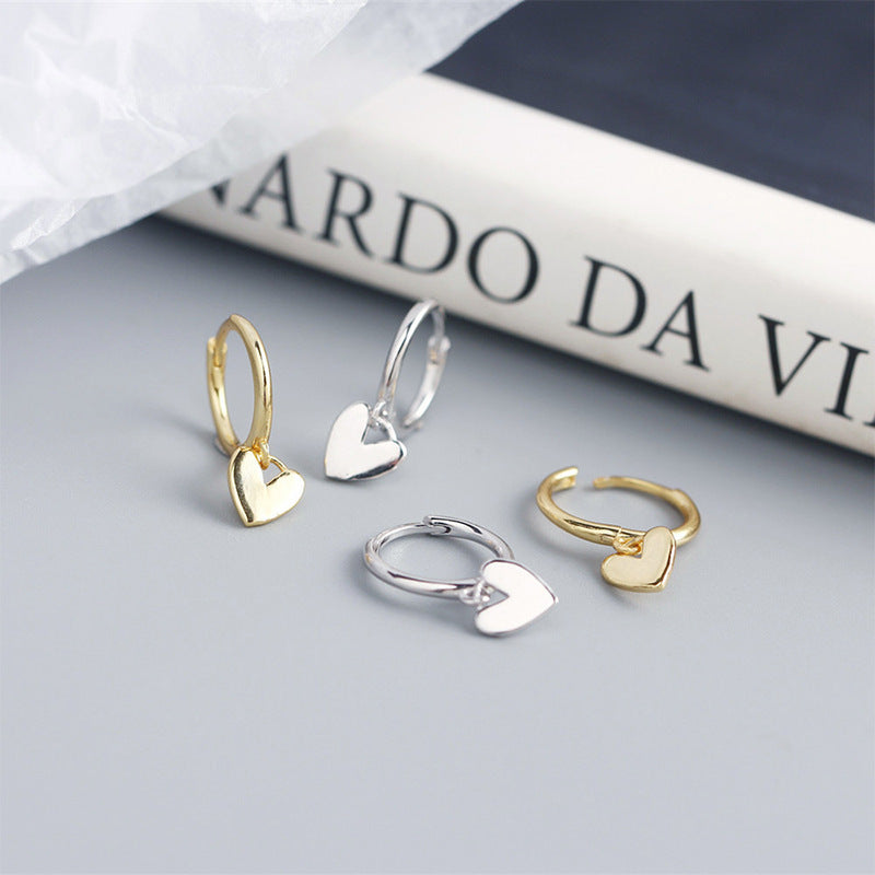 Peach Heart French Entry Lux Glossy Love Ear Line