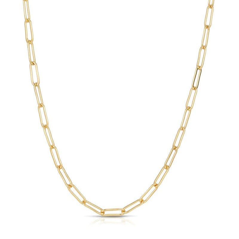 Stainless Steel Jeweled Furnace Vacuum Electroplating Necklaces