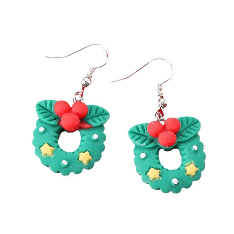 Creative Christmas Series Cute Fashion Exquisite Earrings