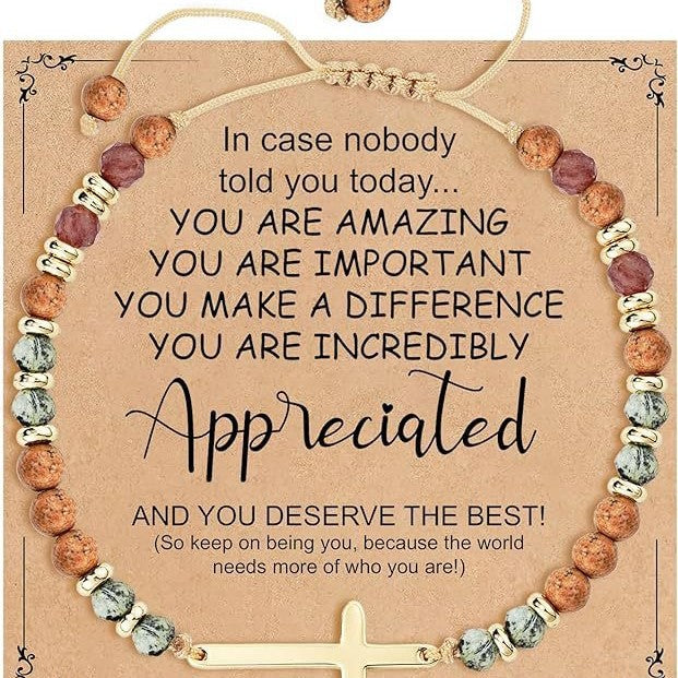 Colorful Natural Stone Turquoise Gold Spacer Alloy Wax Line Bracelets