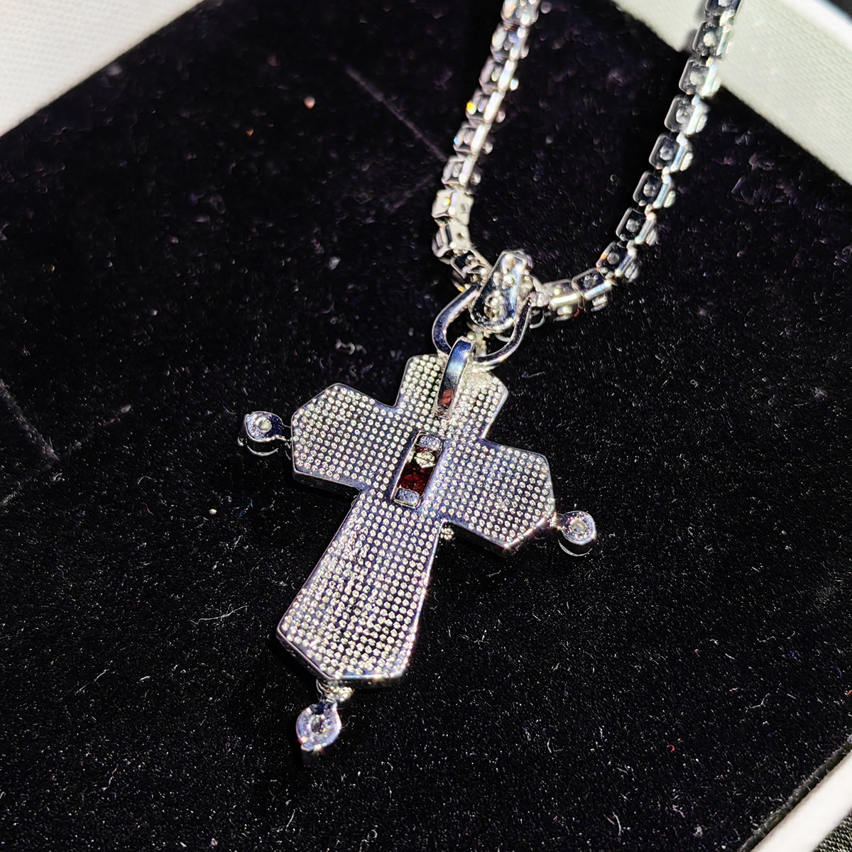 Love Gem Cross Light Luxury Micro Pendants