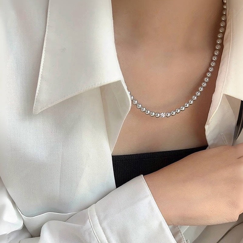 Women's Square Sugar Zircon Light Luxury High-grade Elegant Fashion Temperament Clavicle Necklace