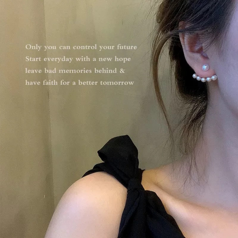 Women's Style For Pearl Sier Niche Design Simple Rings