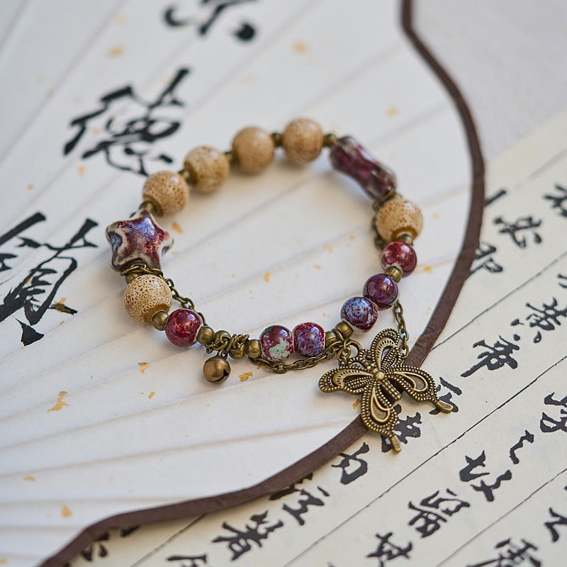 Women's Ceramic Summer High-grade Chinese Style National Bracelets