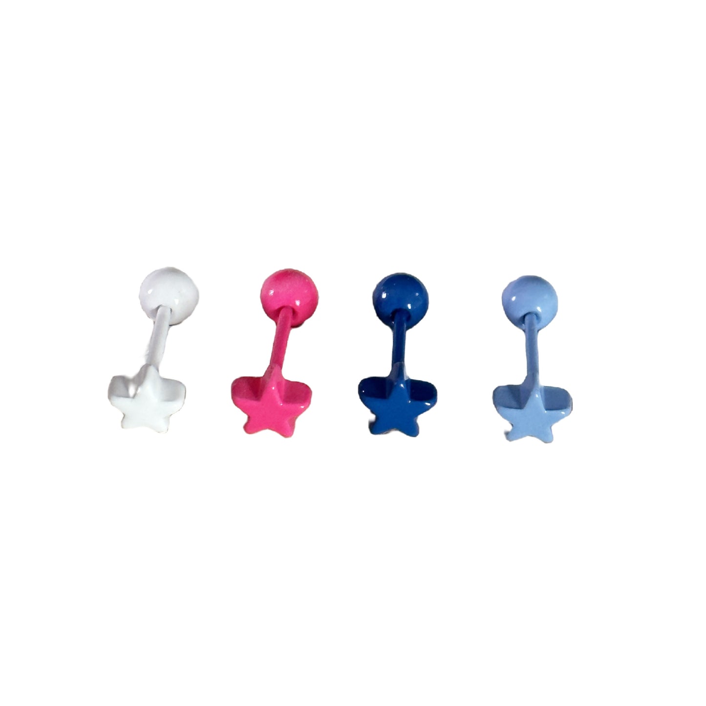 Simple White Versatile Ear Bone Thick Earrings