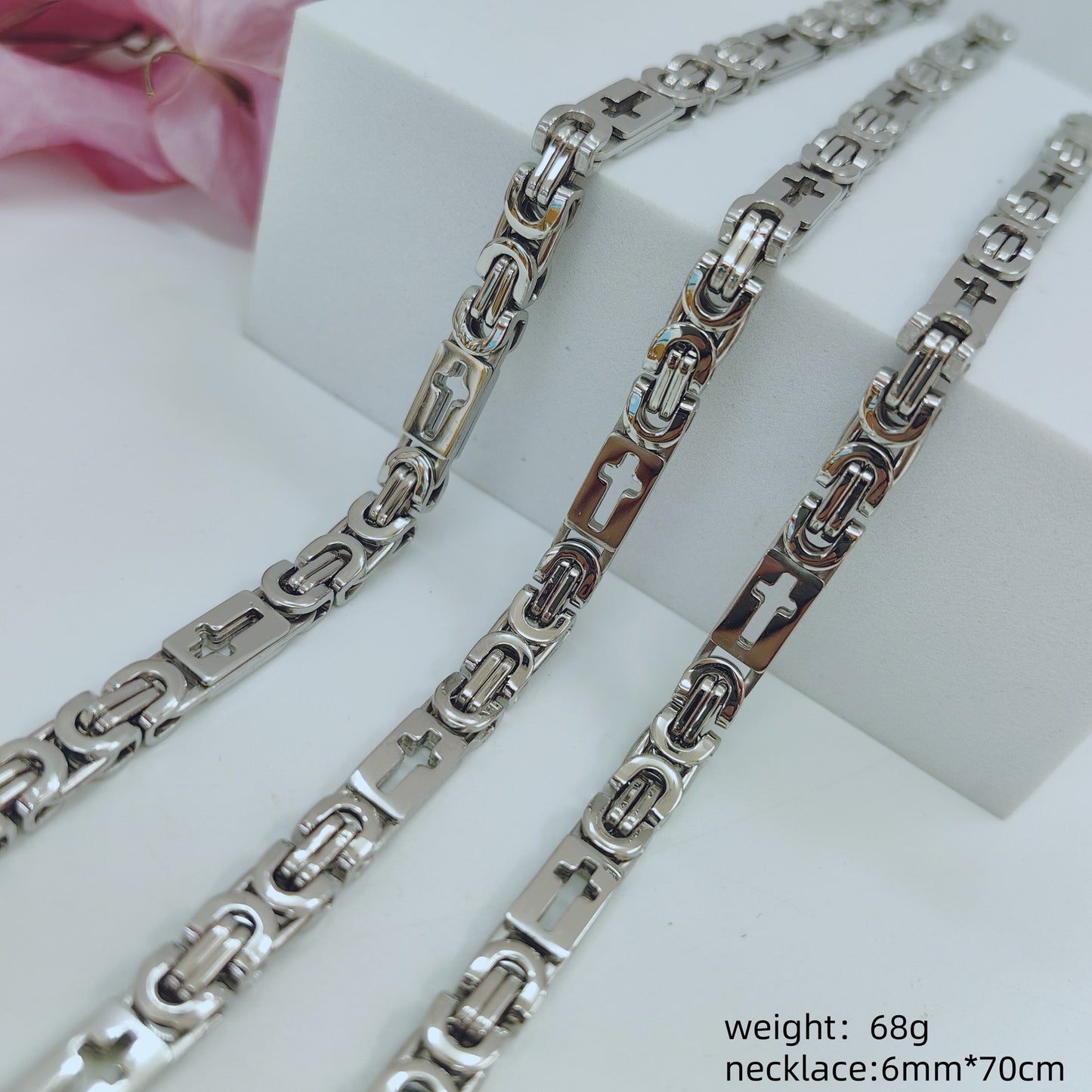 Fashion Trendy Unique Man's Stainless Steel Necklace